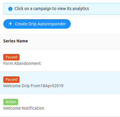 Create Drip Autoresponder