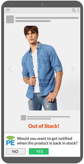 Out of Stock Push Notification