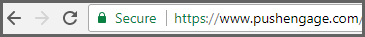 HTTPS site push notification