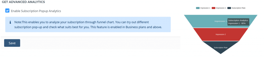 Funnel Analytics Enable