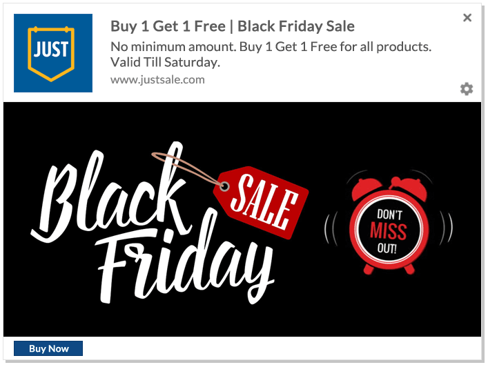 push notifications best practices Expired Sale Event Push Notifications Example