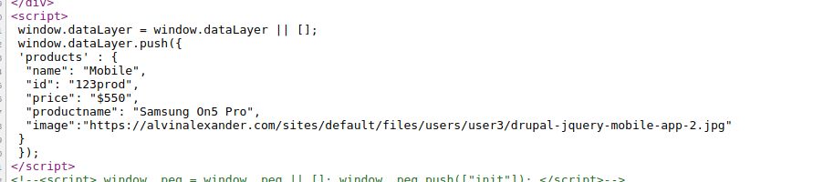 abandon cart using gtm datalayer