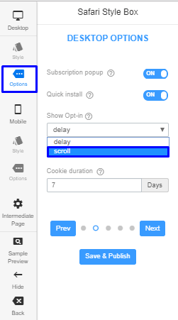 Adding Optin Delay On Page Scroll