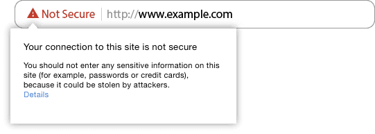 google unsafe website warning