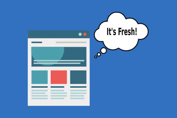 Keep Website Fresh