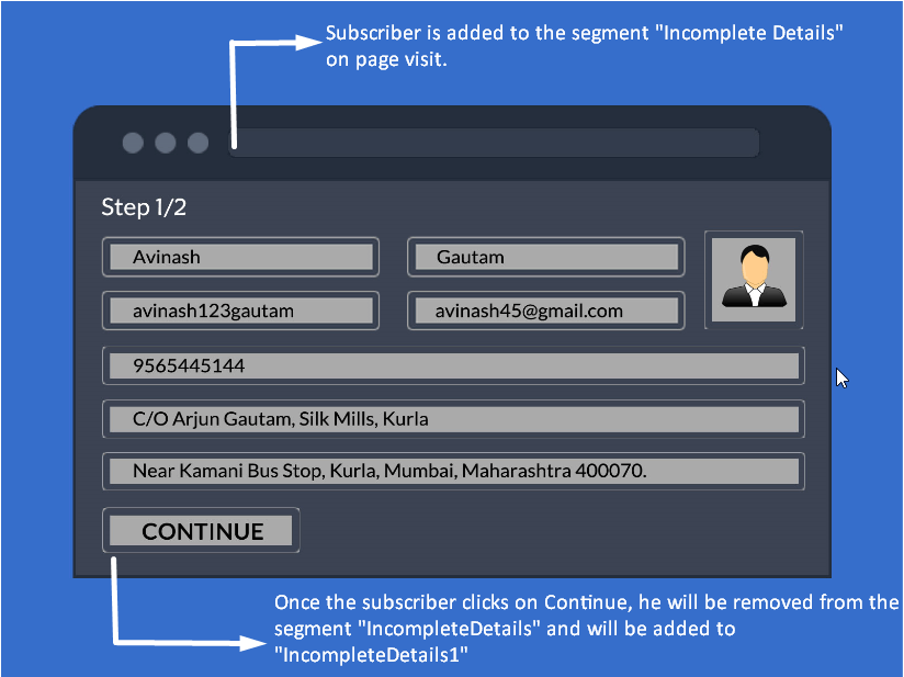 Double Step Form case 1