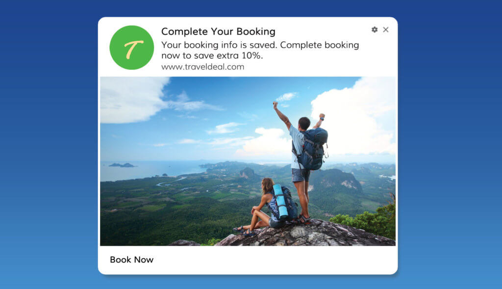 Reminders To Re-engage with Booking Abandonment Users