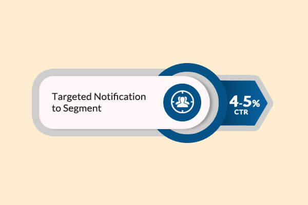 ShoutMeLoud Targeted Push Notification to Segment