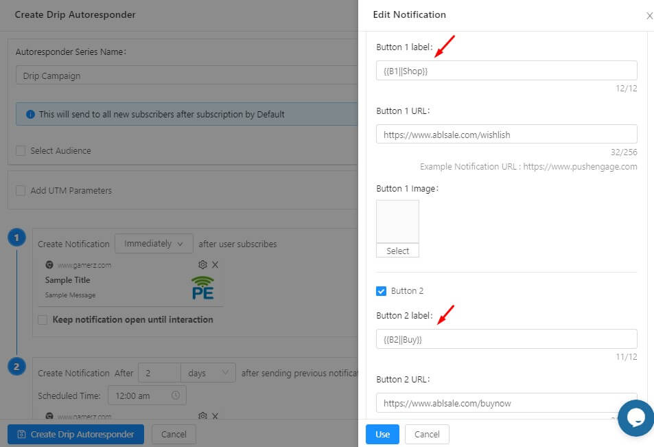 Pass-Attributes-in-Drip-Multi-Action-Buttons
