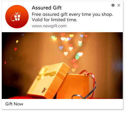 Push Notification Template Assured Gift