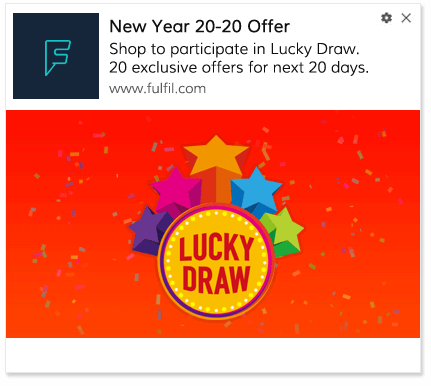 Push Notification Template New Year Offer