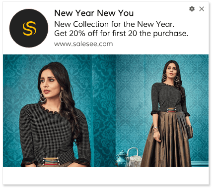 Push Notification Template New Year Sale