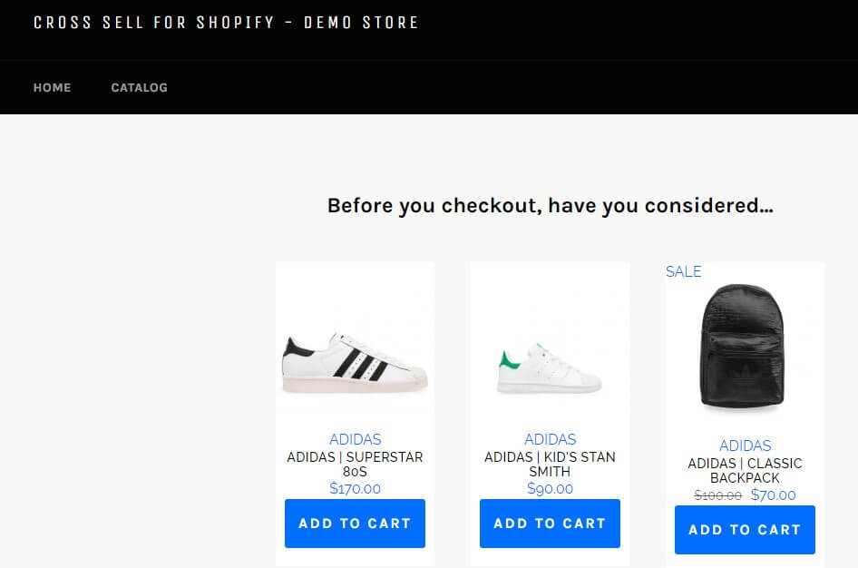 cross sell shopify app