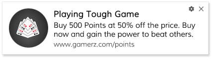 Buy Points playbook for gaming site