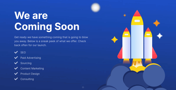 Coming Soon Responsive Landing Page Templates