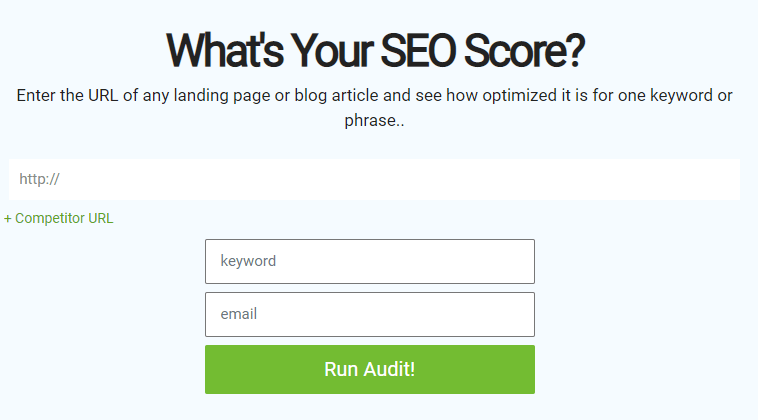 Mysiteauditor content audit tool