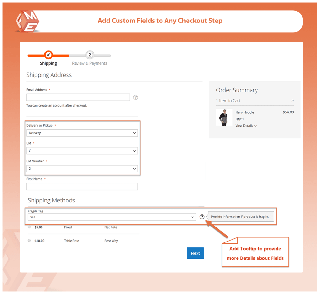 magento-2-custom-checkout-fields