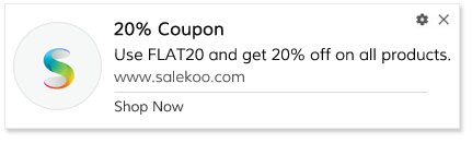 Push Notification For Discount Coupon