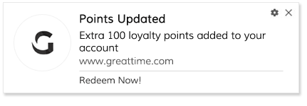 Update Loyalty Point