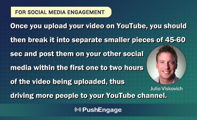 engagment tactics for video