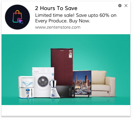 Flash Sale Push Notification Template 2