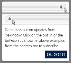 show opt-in reminder