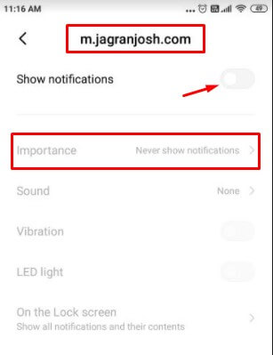 unsubscribe from push notifications in mobile