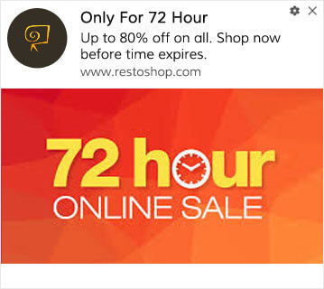 Flash Sale For 72 Hours