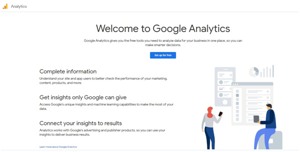 Google Analytics tool