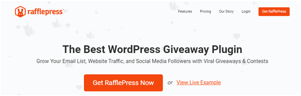 RafflePress tool