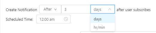 cart abadonment notification scheduling