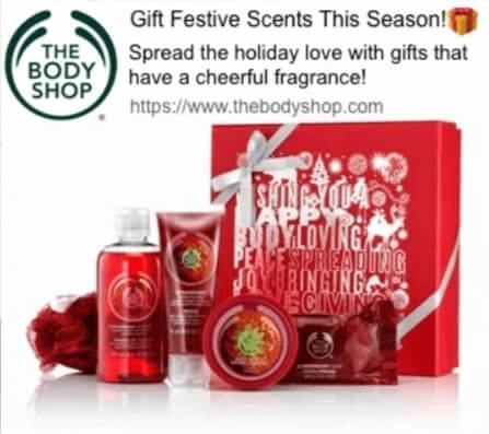 The Body Shop Christmas sale