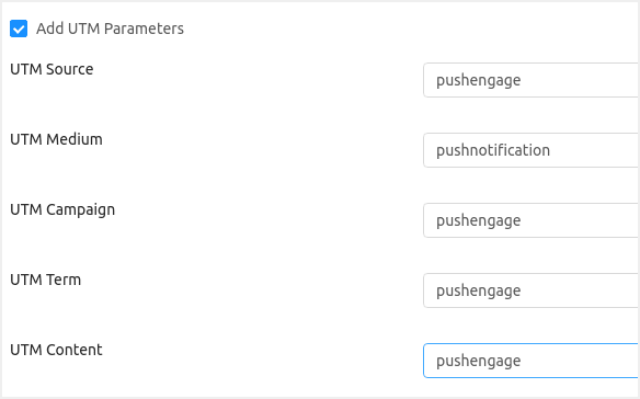 Add UTM Parameters