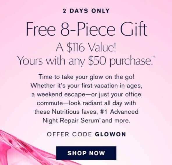 Estée Lauder sales promotion example