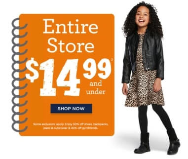 Gymboree Intro Pricing