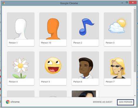 Add Chrome User