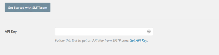 Paste SMTP API Key in WP Mail SMTP