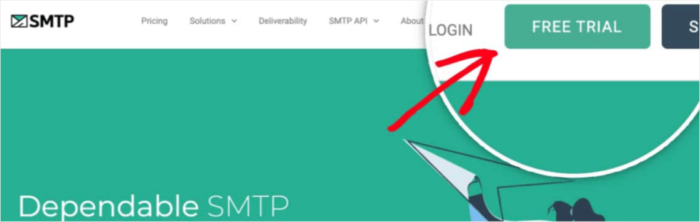 SMTP free trial