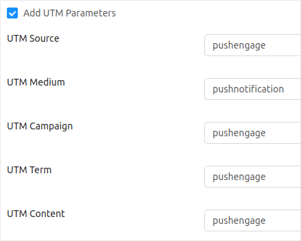 UTM parameters