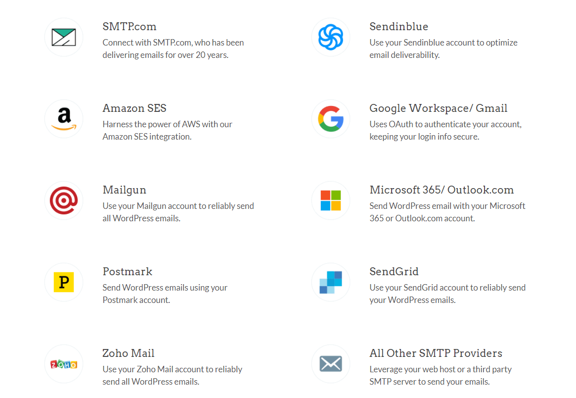 WP Mail SMTP connections