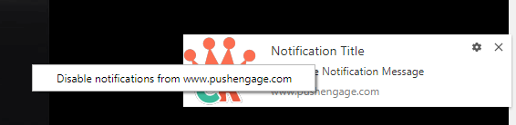 Unsubscribe from push notifications