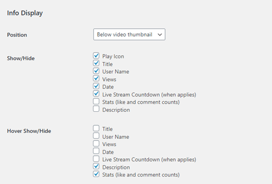 custom youtube feeds