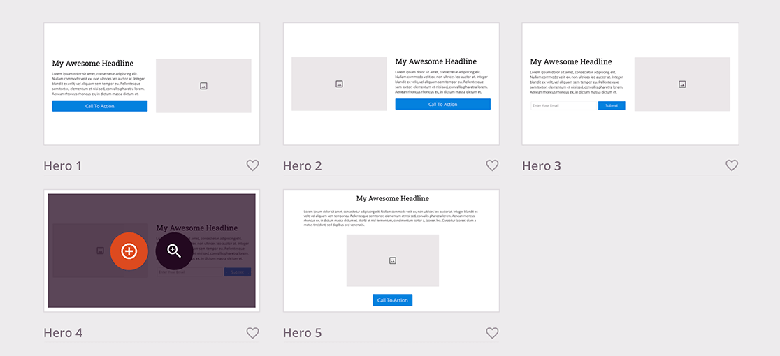 Landing Page Sections