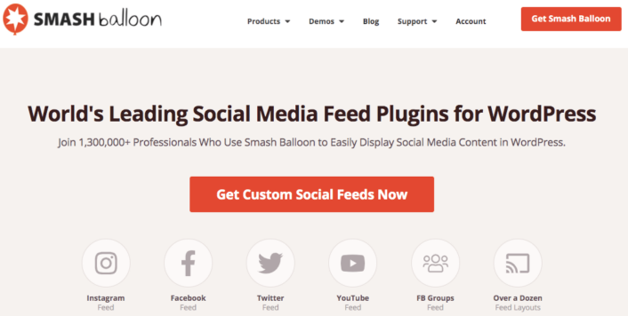 Smash Balloon Twitter plugin WordPress