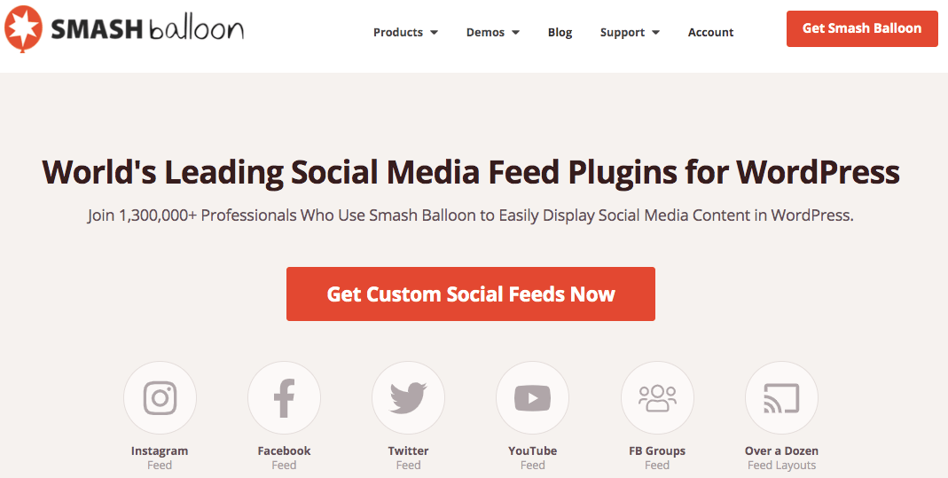 WordPress social feed plugin