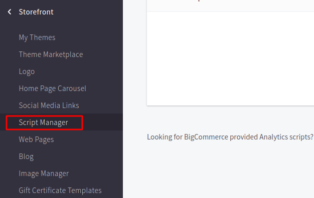 BigCommerce Script Manager