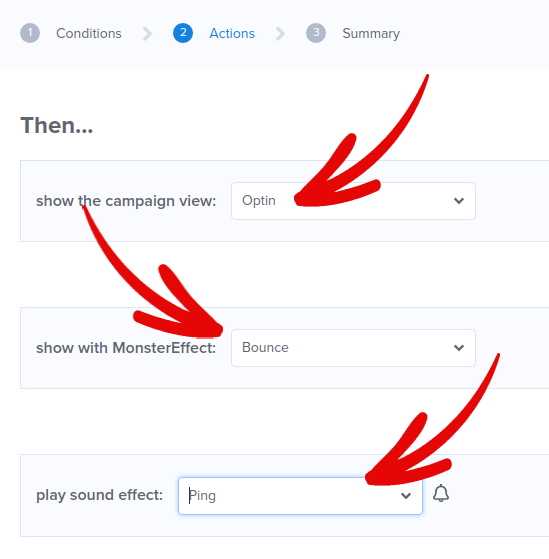 Campaign Action Settings