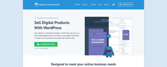 Easy Digital Downloads is one of the best WordPress invoice plugins