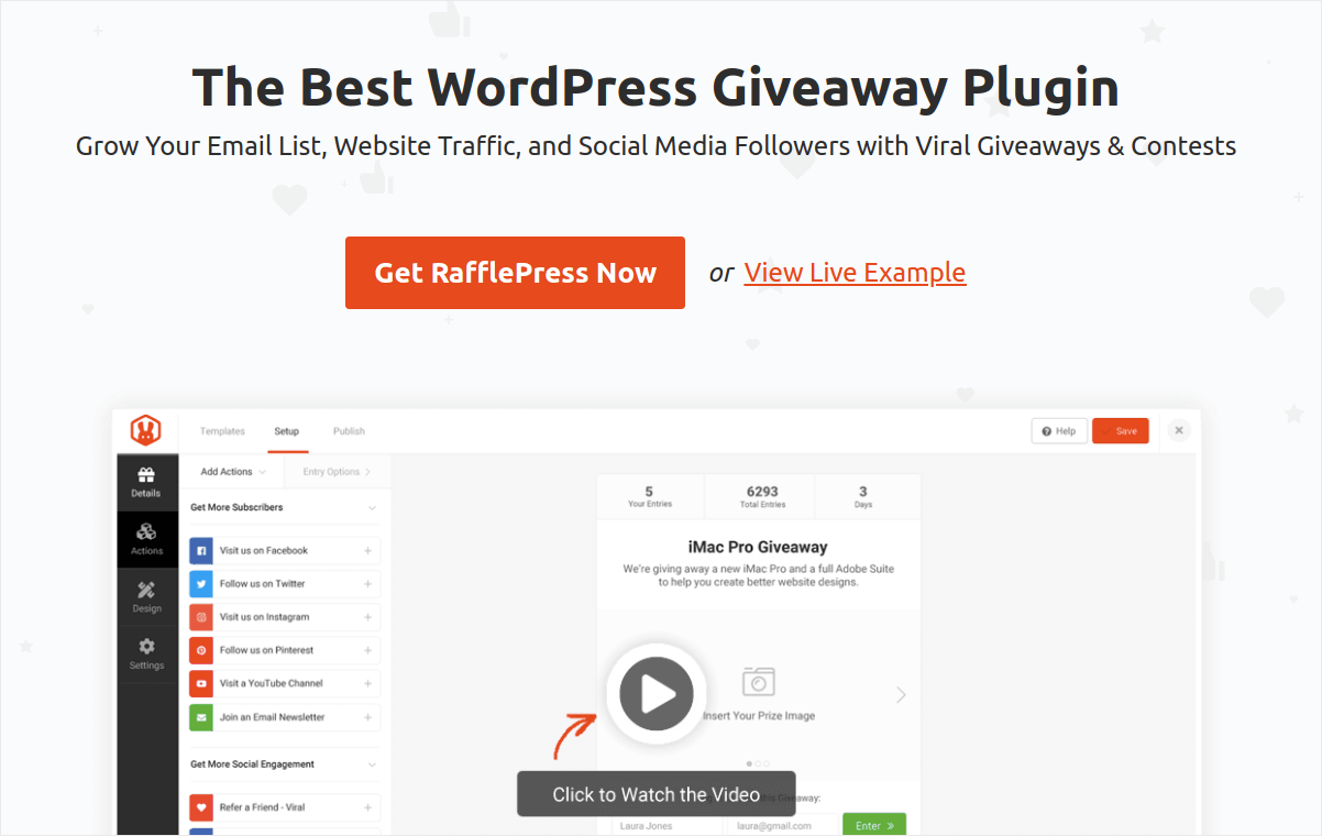 free WordPress giveaway plugin