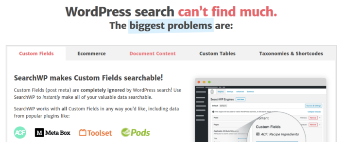 SearchWP Search and Filter WordPress Plugin